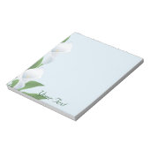 Blue Cala Lilies-laptop Notitieblok (Linkerzijde)