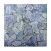 Blue Calcite Quartz Print Backsplash Ceramic Tegel Tegeltje (Voorkant)