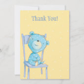 Blue Calico Beer Dank je Bedankkaart (Voorkant)