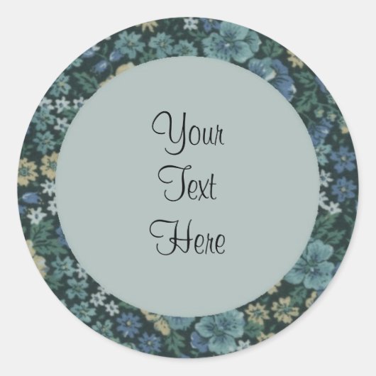 Blue Calico Sticker (Voorkant)