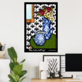 Blue Calico still Life (Fine Art Poster) Poster (Thuiskantoor)