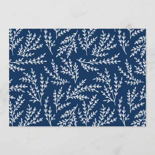 Blue Calligraphy Favorite Memory of the Bride Kaar Advieskaart (Achterkant)