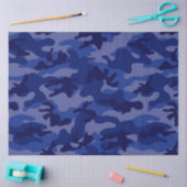 Blue Camo Adventure Sports Fun Tissuepapier (Craft)