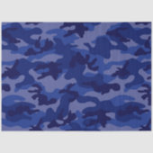Blue Camo Adventure Sports Fun Tissuepapier (Voorkant)