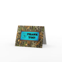 Blue Camo bedankkaart