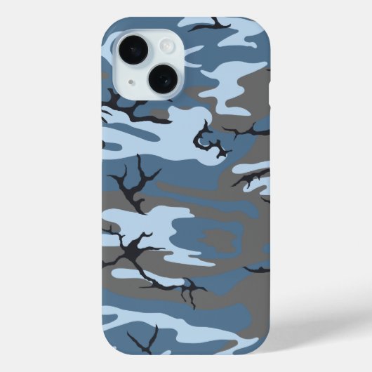Blue Camo Case-Mate iPhone Case (Achterkant)