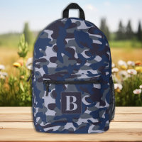 Blue Camo gepersonaliseerde Monogram Marine Camouf