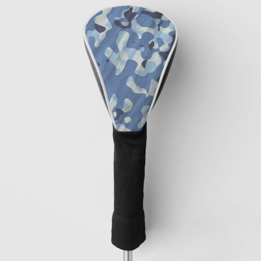 Blue Camo Golfheadcover (Voorkant)