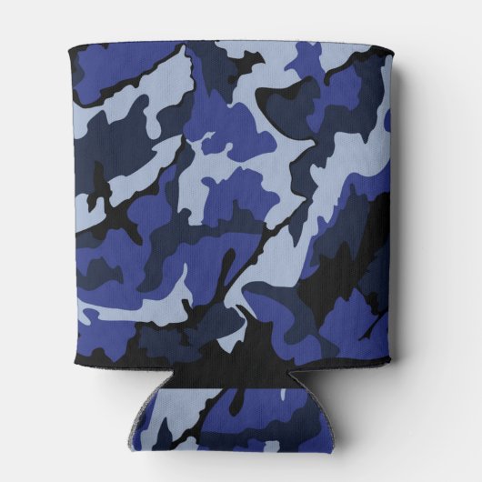 Blue Camo Koelbox Blikjeskoeler (Achterkant)