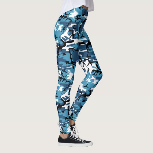 Blue Camo Leggings (Rechts)