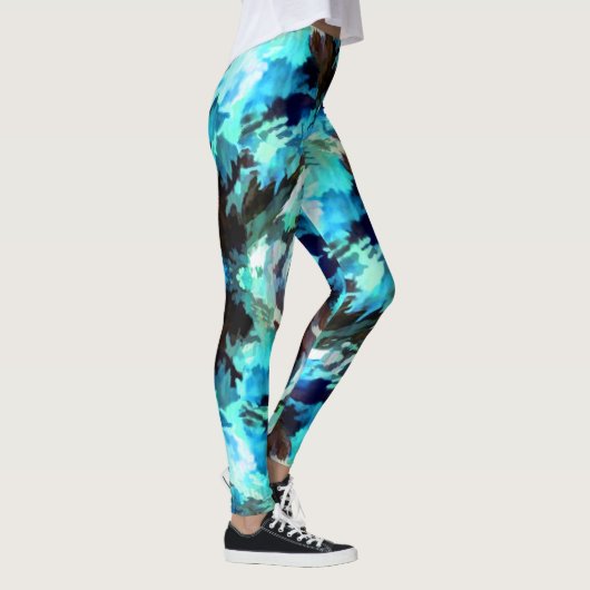 Blue Camo Leggings (Rechts)