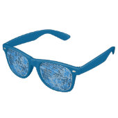 Blue Camo Lens Sunbril/Shades Retro Zonnebril (Gekanteld)