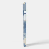 Blue Camo Militair Monogram Case-Mate iPhone Case (Achterkant / Links)