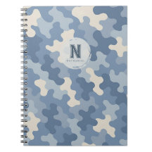 Blue Camo Militair Monogram
