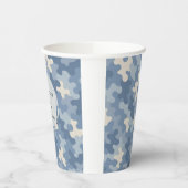 Blue Camo Militaire verjaardag Papieren Bekers (Links)