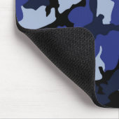 Blue Camo, Mousepad Muismat (Hoek)