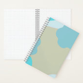 Blue Camo Notebook – Cool Camouflage Journal Notitieboek (Binnen)