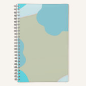 Blue Camo Notebook – Cool Camouflage Journal Notitieboek (Voorkant)
