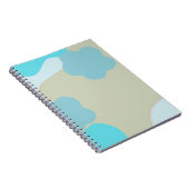 Blue Camo Notebook – Cool Camouflage Journal Notitieboek (Rechterzijde)