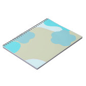 Blue Camo Notebook – Cool Camouflage Journal Notitieboek (Linkerzijde)