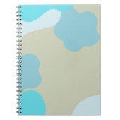 Blue Camo Notebook – Cool Camouflage Journal Notitieboek (Voorkant)