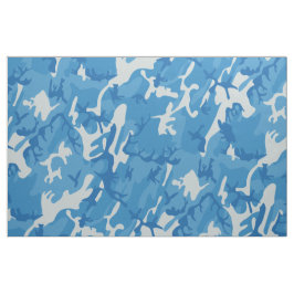 Blue Camo (Ocean Zee Camouflage) Fabric Stof