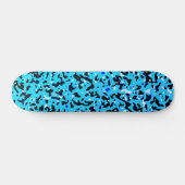 Blue Camo Pattern Persoonlijk Skateboard (Horizontaal)