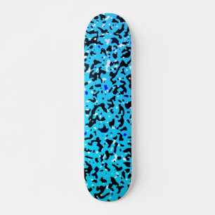 Blue Camo Pattern Persoonlijk Skateboard