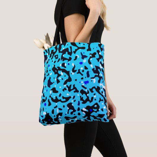 Blue Camo Pattern Tote Bag (Dichtbij)