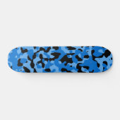 Blue Camo Persoonlijk Skateboard (Horizontaal)