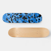 Blue Camo Persoonlijk Skateboard (Horizontaal)