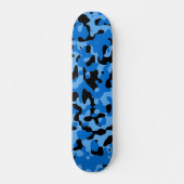 Blue Camo Persoonlijk Skateboard (Voorkant)