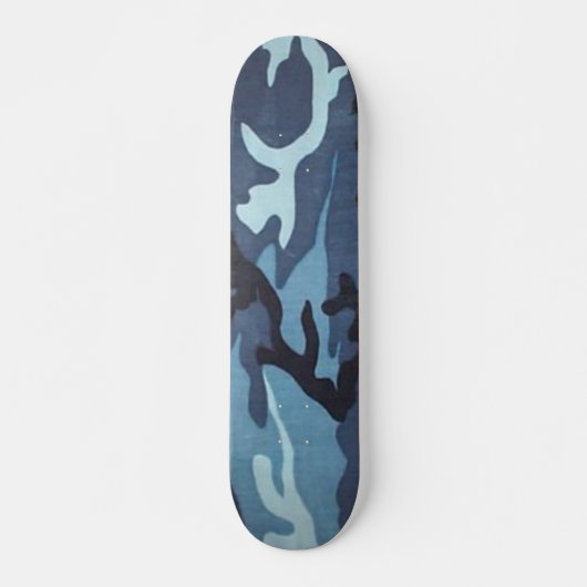 Blue Camo Skateboard (Voorkant)