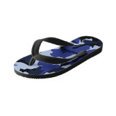 Blue Camo, Teenslippers van Kind (Schuin)