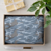 Blue Camo-weefselpapier Tissuepapier (Geschenk)