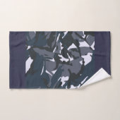 Blue Camou Bad Handdoek (Handdoek)