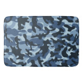Blue Camouflage Badmat (Voorkant)