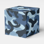 Blue Camouflage Bedankdoosjes (Voorkant Zijde)