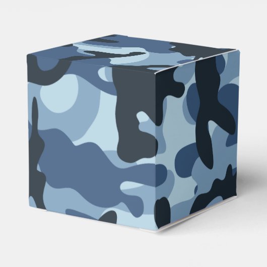 Blue Camouflage Bedankdoosjes (Achterkant)