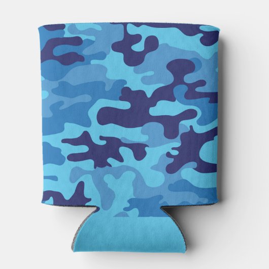 Blue Camouflage Blikjeskoeler (Achterkant)