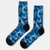 Blue Camouflage Camo Army Sokken (Links)