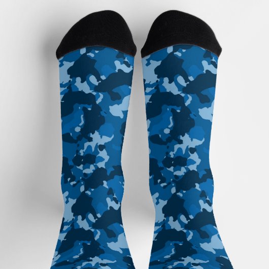 Blue Camouflage Camo Army Sokken (Top)