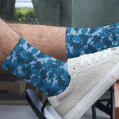 Blue Camouflage Camo Army Sokken