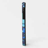 Blue Camouflage Case-Mate iPhone Case (Achterkant/links)