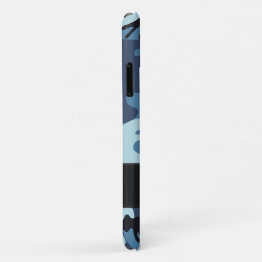 Blue Camouflage Case-Mate iPhone Case (Achterkant/rechts)