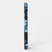 Blue Camouflage Case-Mate iPhone Case (Achterkant/links)