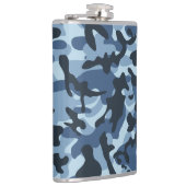 Blue Camouflage Heupfles (Rechts)
