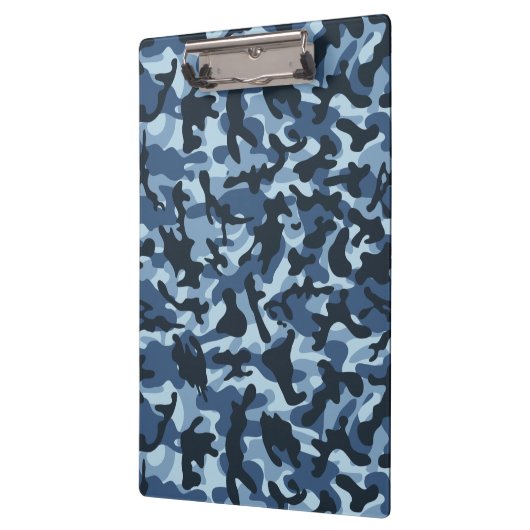 Blue Camouflage Klembord (Links)
