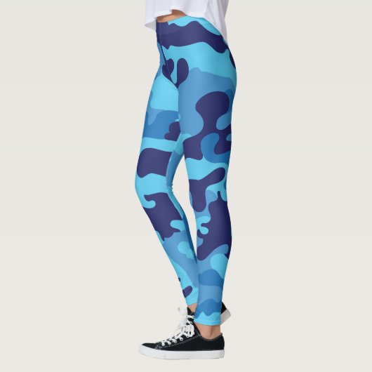 Blue Camouflage Leggings (Links)