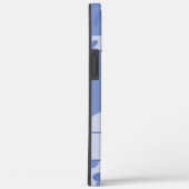 Blue Camouflage Monogram Case-Mate iPhone Case (Achterkant / Rechts)